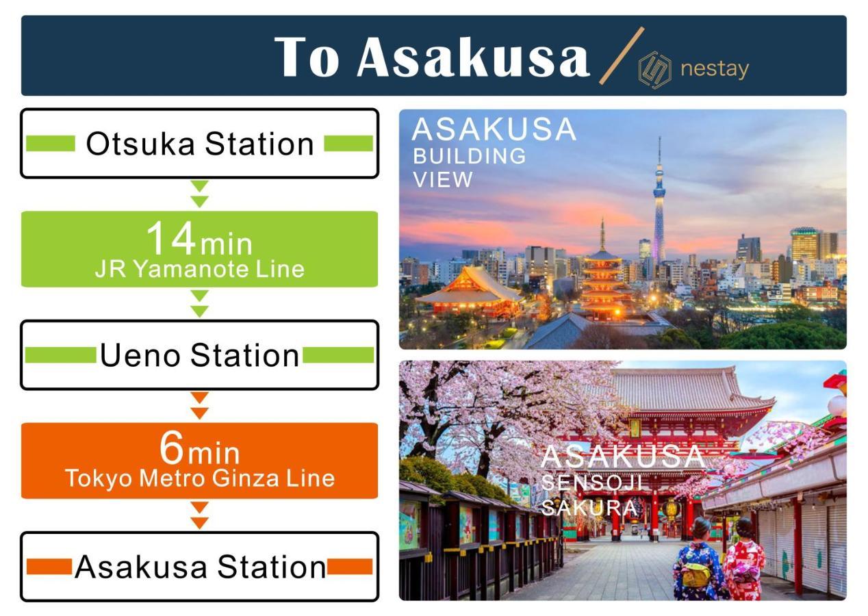 Nestay Inn Tokyo Otsuka 201 Екстер'єр фото
